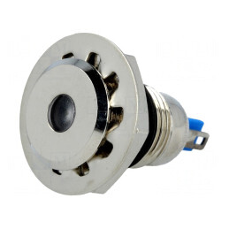 Lampa LED Albă 24VDC Ø12mm IP67