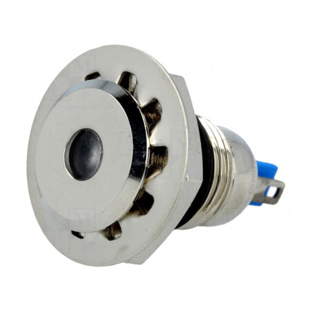 Lampa LED Albă 24VDC Ø12mm IP67 | Electronic-mag.ro | Componente Electronice