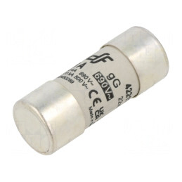 Siguranță gG 16A 690VAC 440VDC 22x58mm | Electronic-mag.ro | Componente Electronice