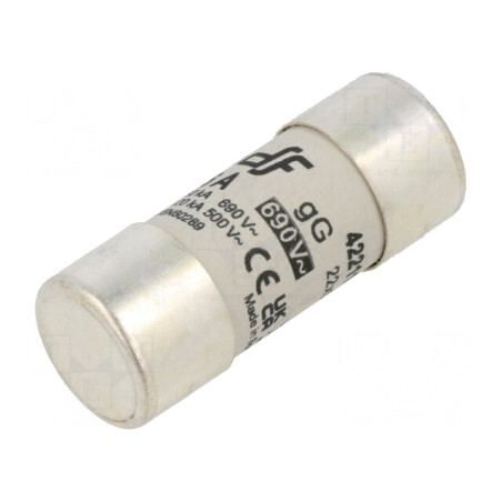 Siguranță gG 16A 690VAC 440VDC 22x58mm | Electronic-mag.ro | Componente Electronice