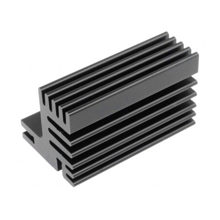 Radiator TO220 Negru 50x30x31mm 7.8K/W | Electronic-mag.ro | Componente Electronice