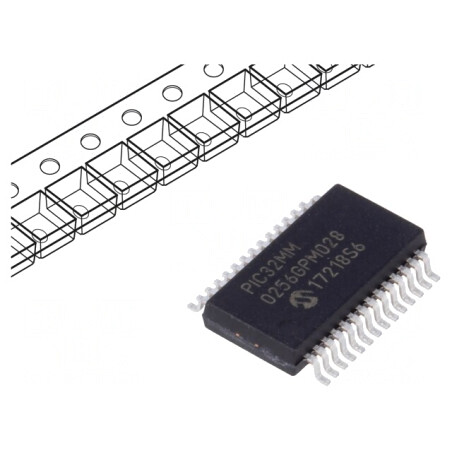 Microcontroler PIC 256kB 2-3.6VDC SMD SSOP28 | Electronic-mag.ro | Componente Electronice