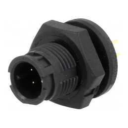Conector Circular EN2 Soclu THT Montare Panou | Electronic-mag.ro | Componente Electronice