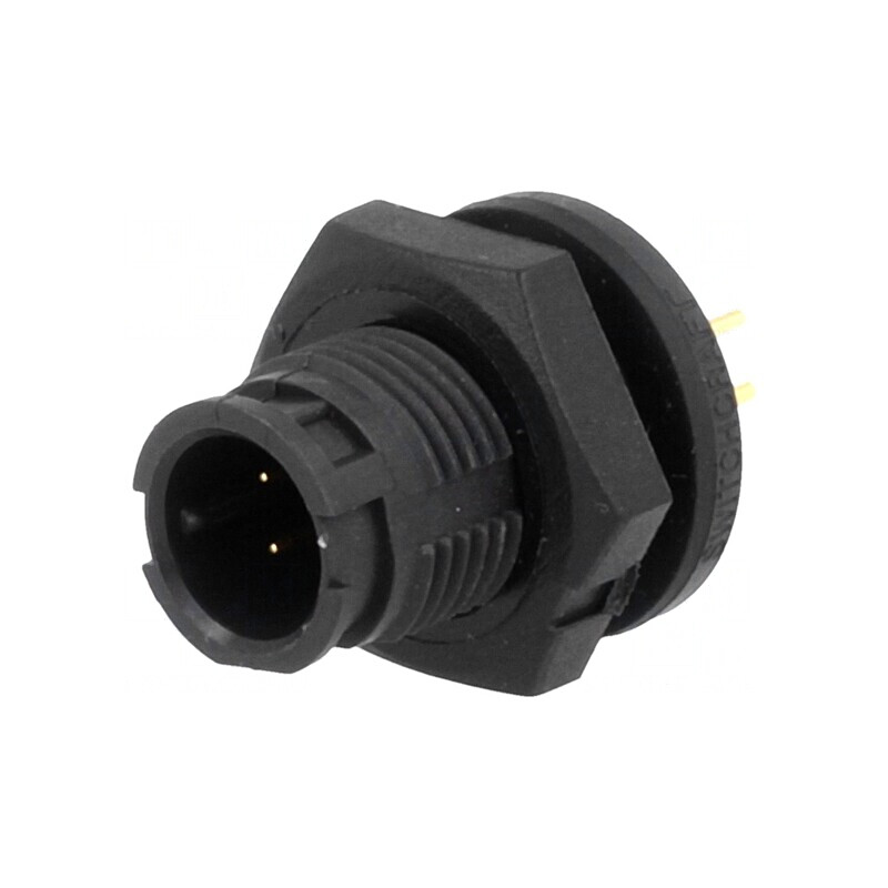 Conector Circular EN2 Soclu THT Montare Panou | Electronic-mag.ro | Componente Electronice