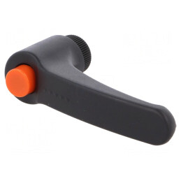 Manetă Franțuzească Filet 18mm Lungime 78mm Neagră | Electronic-mag.ro | Componente Electronice