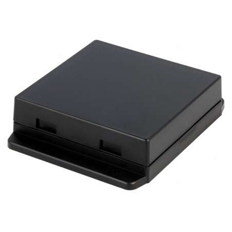 Carcasă Universală ABS Neagră 80,6x80x23,5mm | Electronic-mag.ro | Componente Electronice