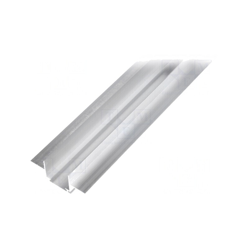 Profil Aluminiu Încastrat 1m pentru Module LED TEKNIK | Electronic-mag.ro | Componente Electronice