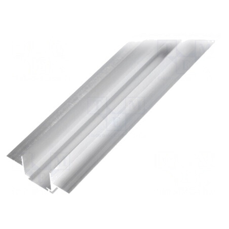 Profil Aluminiu Încastrat 1m pentru Module LED TEKNIK | Electronic-mag.ro | Componente Electronice