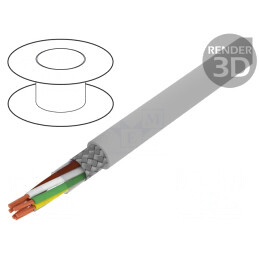Cablu Ecranat 3x2x0,34mm2 Cupru Cositorit | Electronic-mag.ro | Componente Electronice