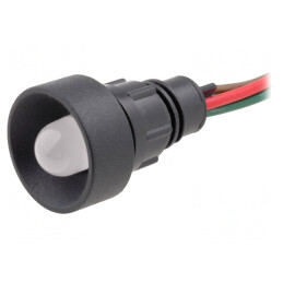 Lampă LED Roșu/Verde 12-24V | Electronic-mag.ro | Componente Electronice