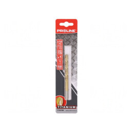 Drill Bit for Metal 7mm HSS TIN Coated | Electronic-mag.ro | Componente Electronice