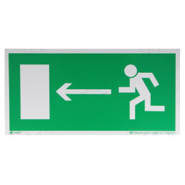 Indicator de evacuare; PS; W: 150mm; H: 300mm