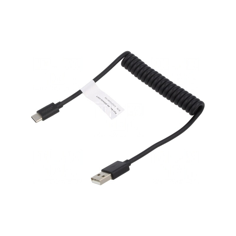 Cablu USB 2.0 Power Delivery Spiralat Negru | Electronic-mag.ro | Componente Electronice Cablu USB 2.0 Power Delivery Spiralat Negru | Electronic-mag.ro | Componente Electronice