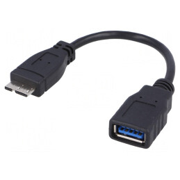 Cablu OTG USB 3.0 A la Micro B Nichelat | Electronic-mag.ro | Componente Electronice