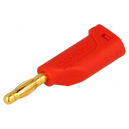 Mufă Banană 4mm Roșie 16A 70VDC | Electronic-mag.ro | Componente Electronice