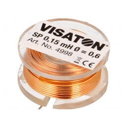 Bobină Inductor cu Aer 0,15mH 0,45Ω 25mm 12mm 0,6mm | Electronic-mag.ro | Componente Electronice