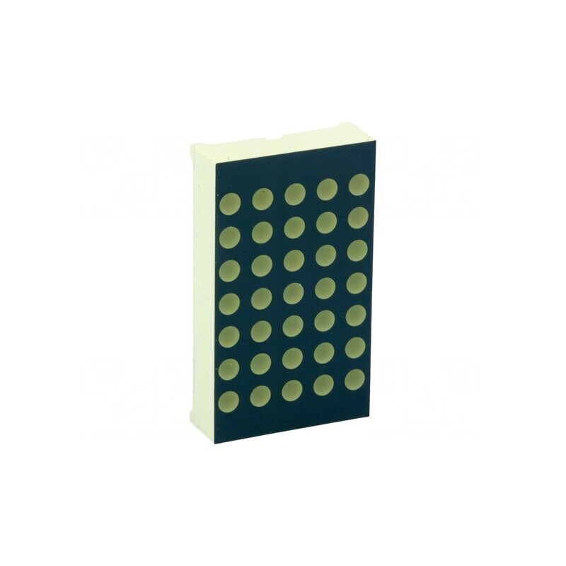 Afişaj LED matrice 5x7 roşu 39x22,9mm | Electronic-mag.ro | Componente Electronice