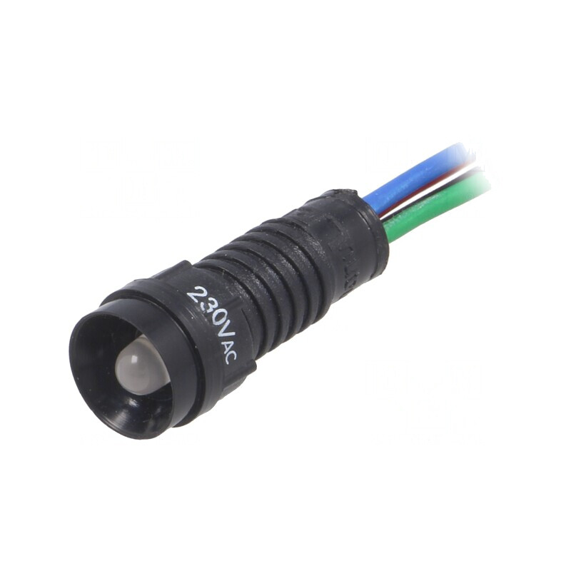 Lampă LED de Control RGB 230V Ø11mm | Electronic-mag.ro | Componente Electronice