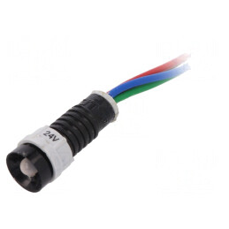 Lampa de control LED RGB 24V | Electronic-mag.ro | Componente Electronice