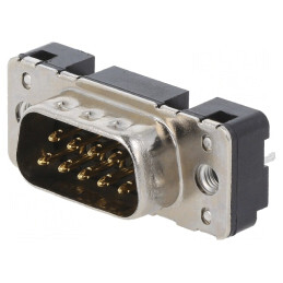 Conector D-Sub 9-Pin Soclu Tată THT PCB | Electronic-mag.ro | Componente Electronice