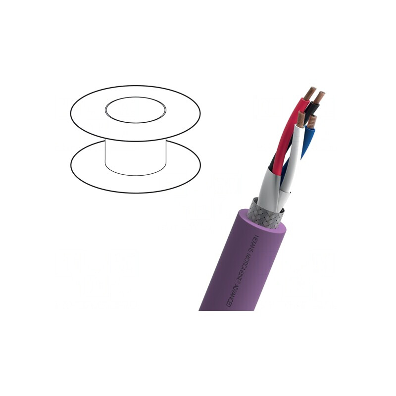 Cablu DeviceNet Drop 1x2x0,22mm2 și 1x2x0,34mm2 Cu Litat | Electronic-mag.ro | Componente Electronice