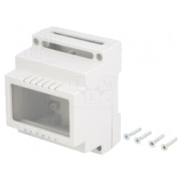 Carcasă DIN 89x69.7x64.7mm ABS Gri | Electronic-mag.ro | Componente Electronice