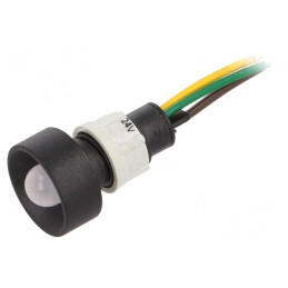 Lampă de control LED galben/verde 24V Ø13mm | Electronic-mag.ro | Componente Electronice