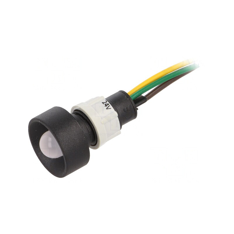 Lampă de control LED galben/verde 24V Ø13mm | Electronic-mag.ro | Componente Electronice