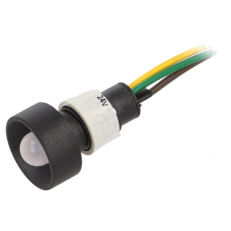 Lampă de control LED galben/verde 24V Ø13mm | Electronic-mag.ro | Componente Electronice