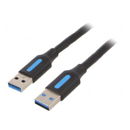 Cablu USB 3.0 A-A 2m Negru