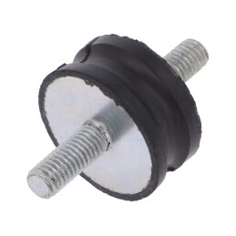 Atenuator de Vibrații M8 35mm Guma 15mm | Electronic-mag.ro | Componente Electronice