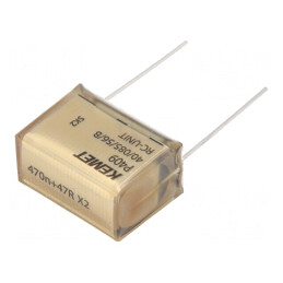 Condensator de Hârtie X2 470nF 275VAC THT | Electronic-mag.ro | Componente Electronice