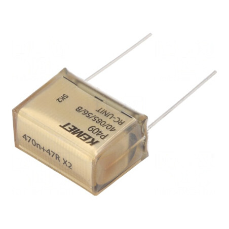 Condensator de Hârtie X2 470nF 275VAC THT | Electronic-mag.ro | Componente Electronice