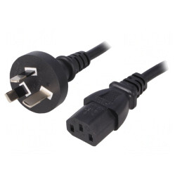 Cablu Alimentare 1.5m 3x0.75mm2 PVC C13 | Electronic-mag.ro | Componente Electronice