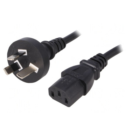 Cablu Alimentare 1.5m 3x0.75mm2 PVC C13 | Electronic-mag.ro | Componente Electronice