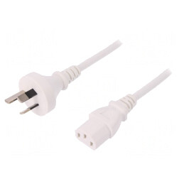Cablu Alimentare 1.5m IEC C13 3x0.75mm2 | Electronic-mag.ro | Componente Electronice