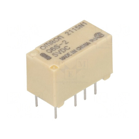 Releu Electromagnetic DPDT 5VDC 2A | Electronic-mag.ro | Componente Electronice