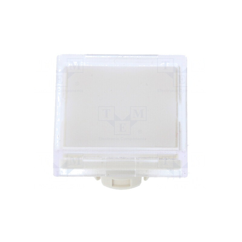 Lentilă Transparentă pentru Buton 22mm Plastic 18x18mm | Electronic-mag.ro | Componente Electronice