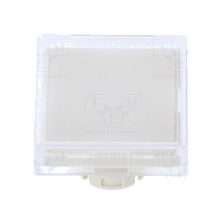 Lentilă Transparentă pentru Buton 22mm Plastic 18x18mm | Electronic-mag.ro | Componente Electronice