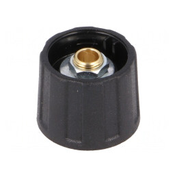 Buton Rotativ Negru ABS 6mm 20x15.5mm | Electronic-mag.ro | Componente Electronice