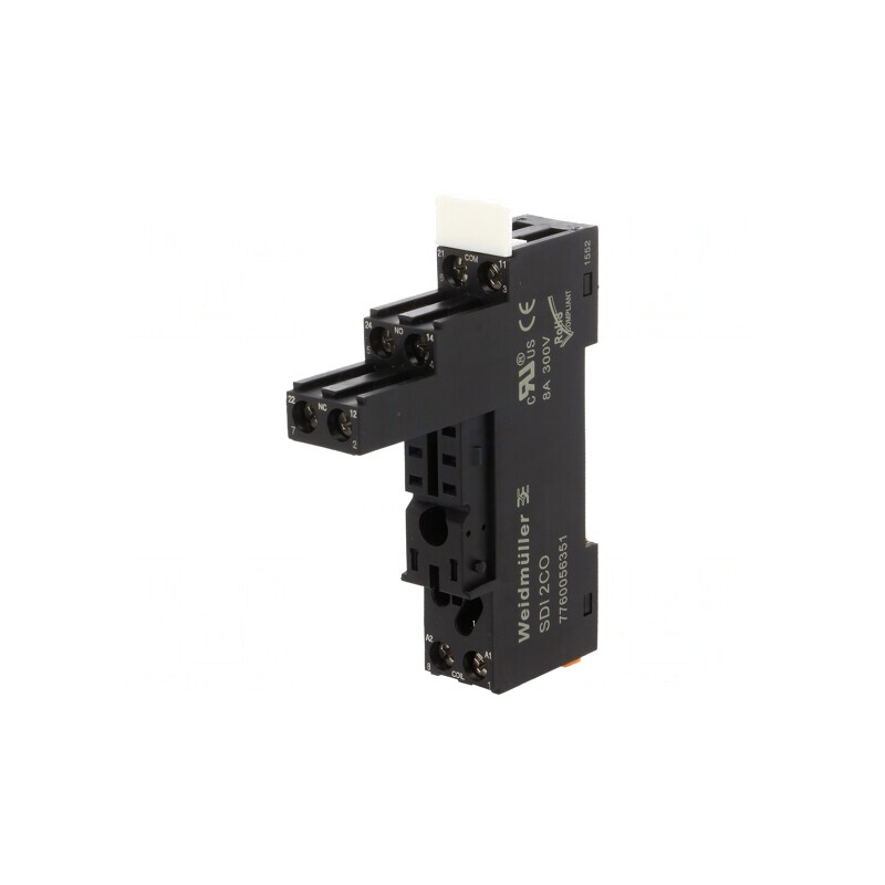 Stativ pentru șină DIN 300VAC 80.2mm 15.8mm | Electronic-mag.ro | Componente Electronice