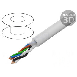 Cablu Echipament 2x0,5mm2 3x0,35mm2 Lită OFC | Electronic-mag.ro | Componente Electronice