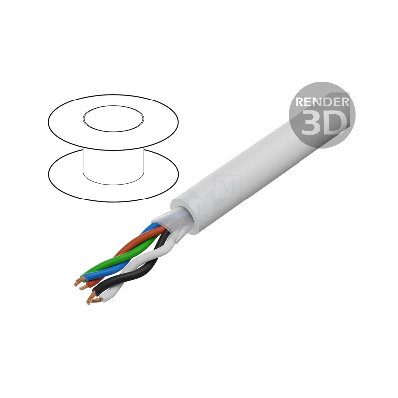 Cablu Echipament 2x0,5mm2 3x0,35mm2 Lită OFC | Electronic-mag.ro | Componente Electronice