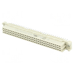 Soclu DIN 41612 tip C mamă 96 PIN THT drept termoplast | Electronic-mag.ro | Componente Electronice