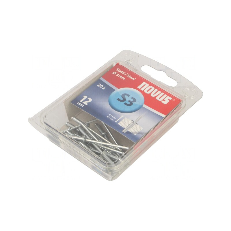 Diblu oțel 3mm x 12mm - Set 20 buc. | Electronic-mag.ro | Componente Electronice