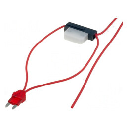 Splitter Auto Siguranță Mini 8A 0,75mm² Roșu