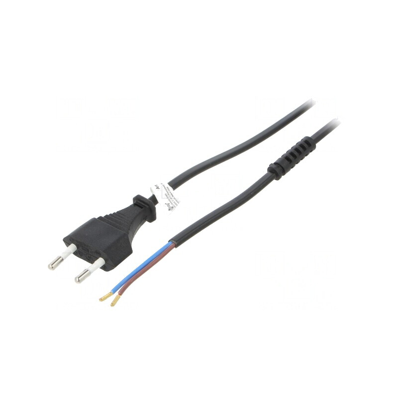 Cablu Alimentare 1.5m Negru 2.5A 250V | Electronic-mag.ro | Componente Electronice