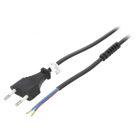 Cablu Alimentare 1.5m Negru 2.5A 250V | Electronic-mag.ro | Componente Electronice
