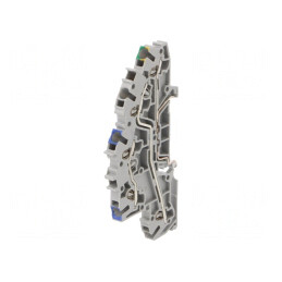 Conector Îmbinare Șine 2,5mm² 3 Piste 5 Borne Gri 5,2mm | Electronic-mag.ro | Componente Electronice