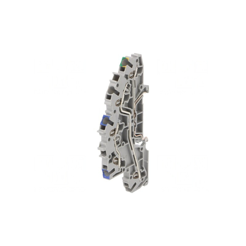Conector Îmbinare Șine 2,5mm² 3 Piste 5 Borne Gri 5,2mm | Electronic-mag.ro | Componente Electronice